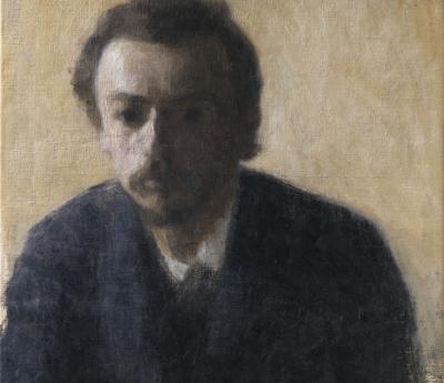 Vilhelm Hammershøi. Selvportræt, 1891
