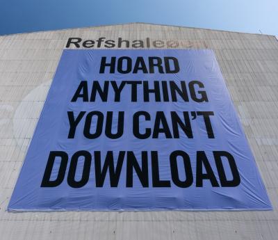 Douglas Coupland, Hoard Anything You Can’t Download, 2013