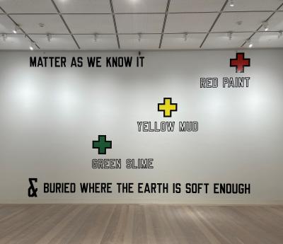 Lawrence Weiner. MATTER AS WE KNOW IT