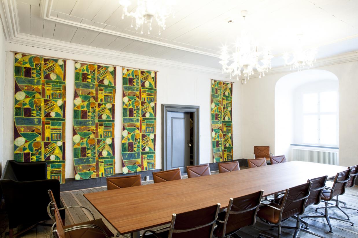 Alexander Tovborg. Karen Bille Brahe tæpperne [The Karen Bille Brahe Tapestries], 2015. Odense Adelige Jomfrukloster (SDU)