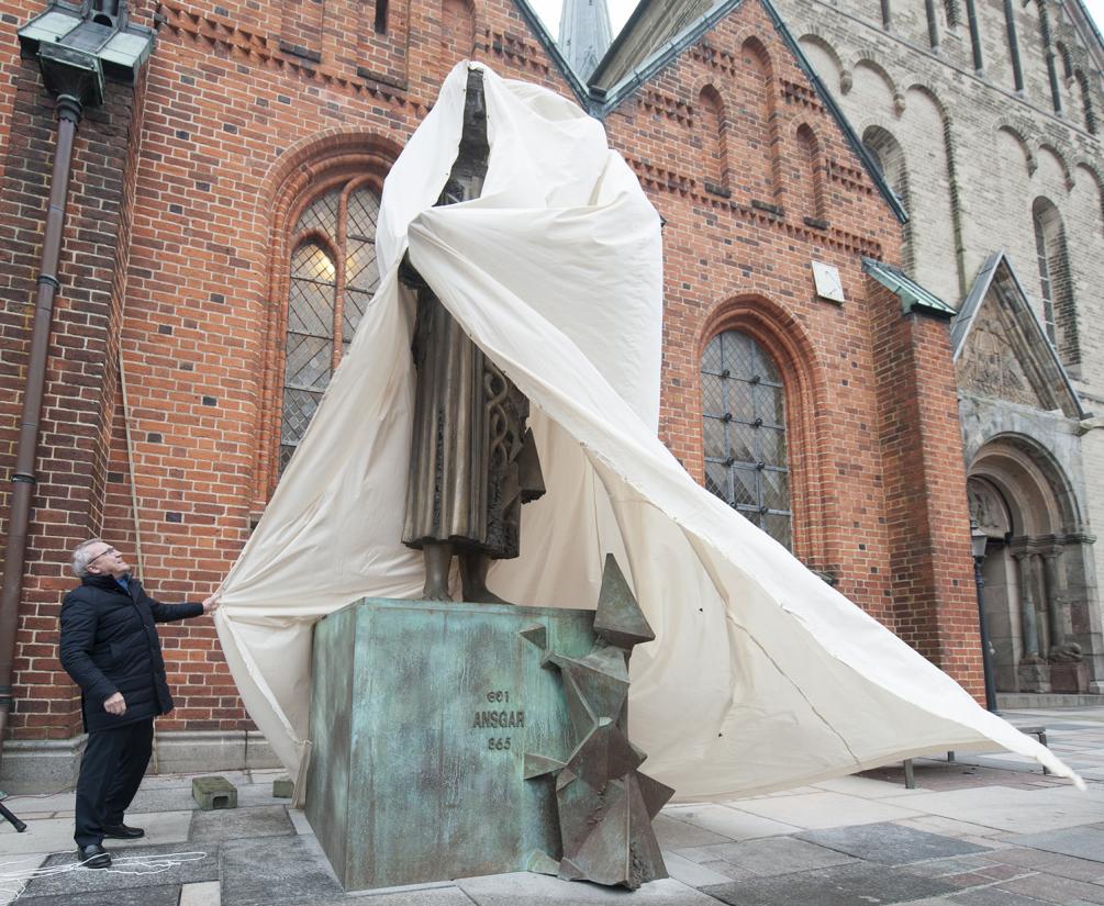 Hein Heinsen: Ansgar, 2015. Ribe Cathedral