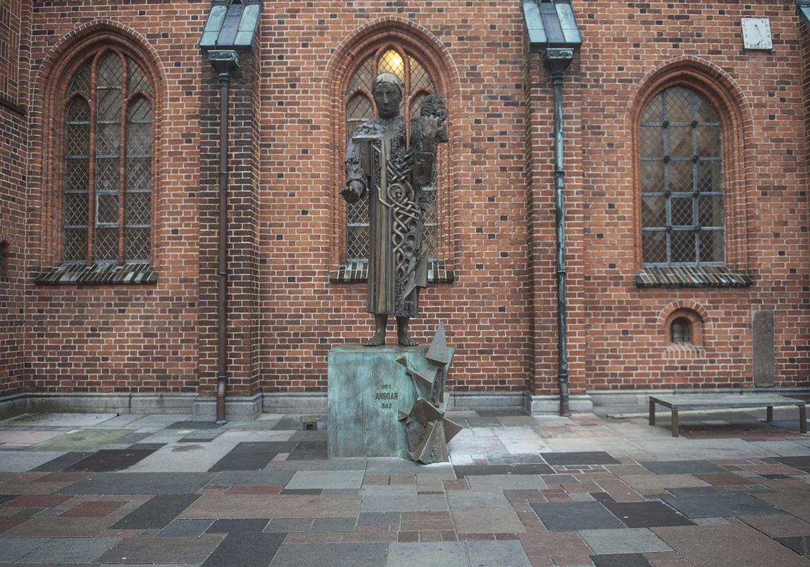 Hein Heinsen: Ansgar, 2015. Ribe Cathedral