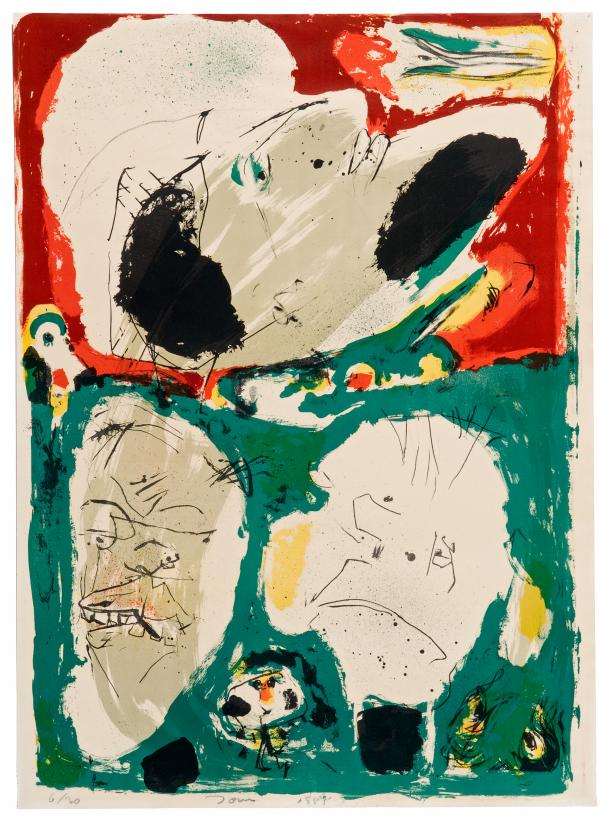 Asger Jorn Portrait de Trois Imprimeurs