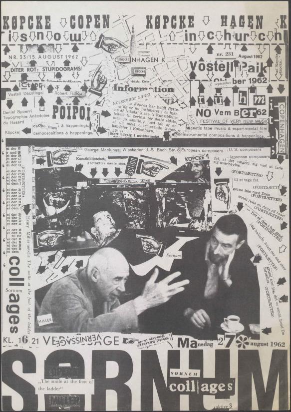 Galerie Köpcke. Åbningsinvitation til Børge Sornums udstilling i 1962