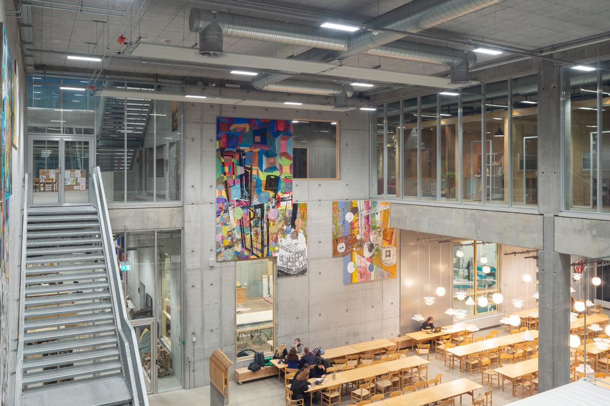 Picture of Kaspar Bonnéns Decorative project for Aarhus School of Architecture