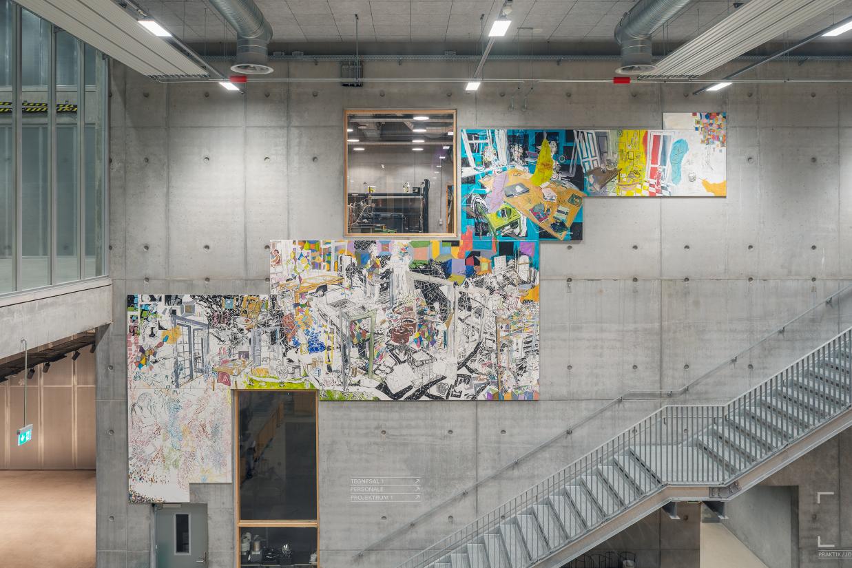 Arkitektskolen Aarhus Kaspar Bonnén Udsmykning 2023 Ny Carlsbergfondet
