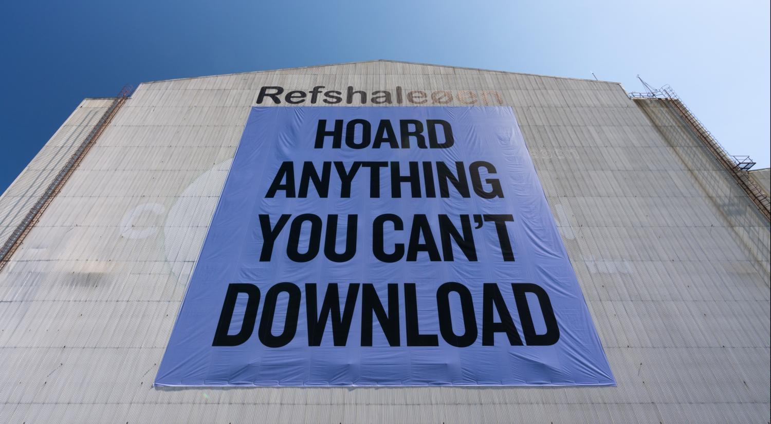Douglas Coupland, Hoard Anything You Can’t Download, 2013