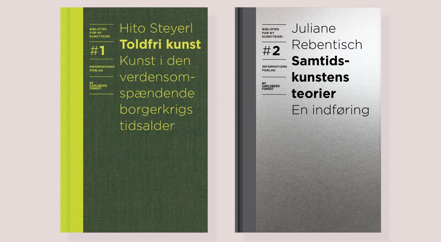 Bibliotek for ny kunstteori. Forsider